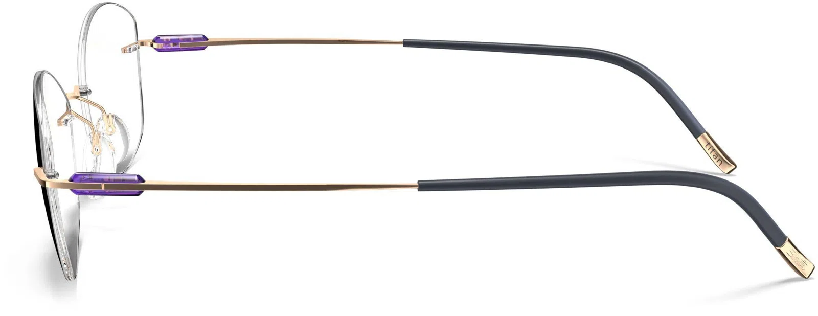 Silhouette Purist Color Groove Demo Rimless 5561 Eyeglasses - view 54